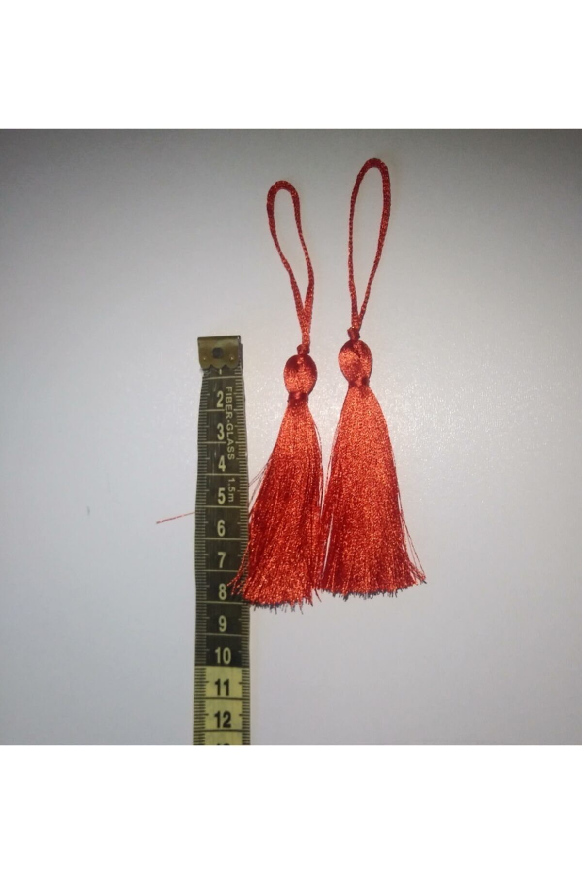 Amerikan Servis Runner Püskülü (ipek) 2'li, 8 Cm Kiremit (bağ Kısmı Hariç)