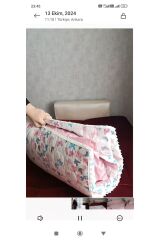Kelebek Desenli Süpriz Yastık, Pike Takımı Kapitone Çarşaf Yastık Kılıfı [yastık Dahil Değildir ]