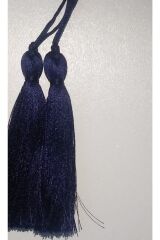 Püskül (ipek) 2'li, Lacivert, 8 Cm (bağ Kısmı Hariç)